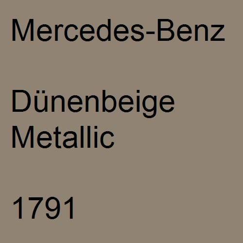 Mercedes-Benz, Dünenbeige Metallic, 1791.